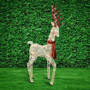 Lytworx Solar Warm White Glitter Reindeer / 70661