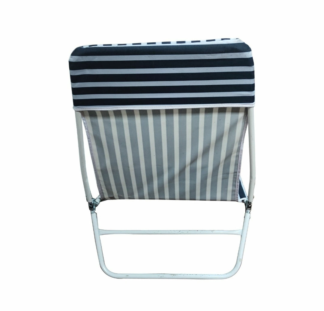 Marquee Outdoor Adjustable Folding Sunlounge- Blue