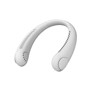 Mistral White Rechargeable Neck Fan / BMCRNF559