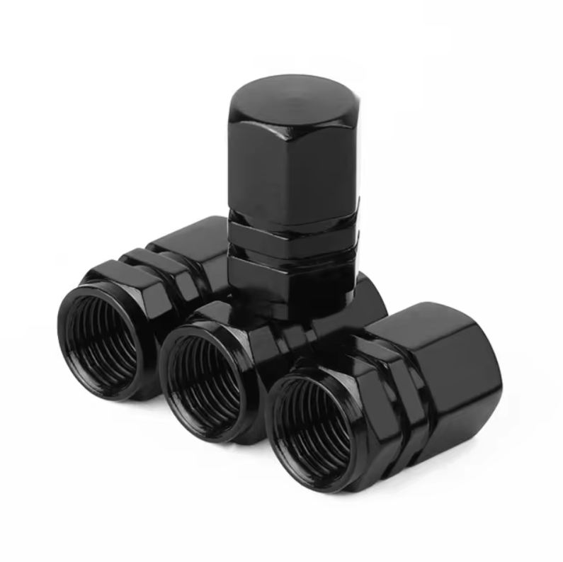 4 Pcs Tyre Valve Caps Stems Wheel Tire Truck Cover Bike Screw Motorbike Dust Air