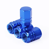 4 Pcs Tyre Valve Caps Stems Wheel Tire Truck Cover Bike Screw Motorbike Dust Air