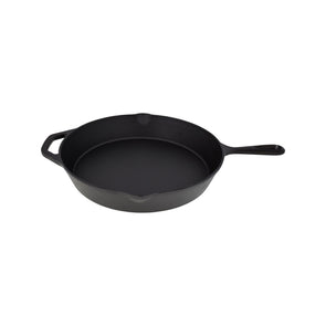 Jumbuck 2.5L Large Cast Iron Skillet/Suitable for Camping, Stovetop Cooking & Oven