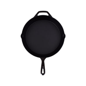 Jumbuck 2.5L Large Cast Iron Skillet/Suitable for Camping, Stovetop Cooking & Oven