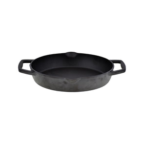 Jumbuck 1.6L Small Cast Iron Skillet/Suitable for Camping, Stovetop Cooking & Oven