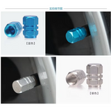 4 Pcs Tyre Valve Caps Stems Wheel Tire Truck Cover Bike Screw Motorbike Dust Air