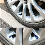 4 Pcs Tyre Valve Caps Stems Wheel Tire Truck Cover Bike Screw Motorbike Dust Air