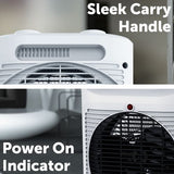 Arlec 2400W Fan Heater With Adjustable Thermostat And Oscillation