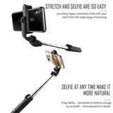 Flexible Tripod Holder Stand Selfie Stick With Bluetooth Remote For Mobile Phone