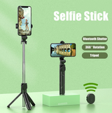Flexible Tripod Holder Stand Selfie Stick With Bluetooth Remote For Mobile Phone