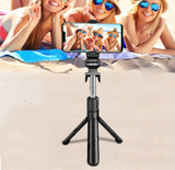Flexible Tripod Holder Stand Selfie Stick With Bluetooth Remote For Mobile Phone