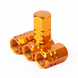 4 Pcs Tyre Valve Caps Stems Wheel Tire Truck Cover Bike Screw Motorbike Dust Air