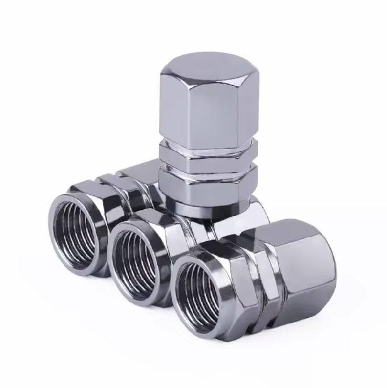 4 Pcs Tyre Valve Caps Stems Wheel Tire Truck Cover Bike Screw Motorbike Dust Air