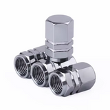 4 Pcs Tyre Valve Caps Stems Wheel Tire Truck Cover Bike Screw Motorbike Dust Air