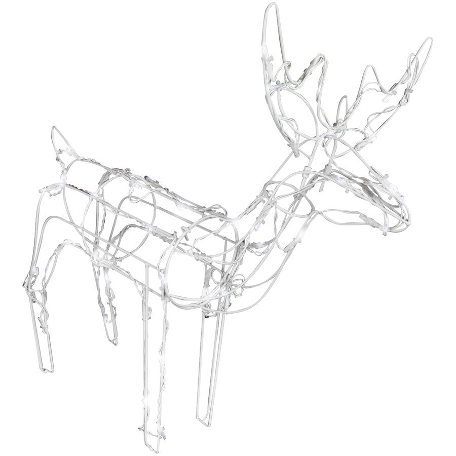 Mirabella Christmas 60cm Solar Powered 50 LED Reindeer Decoration