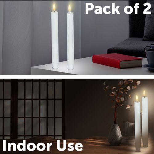 Arlec Flame Effect LED Wax Candle - 2 Pack - TheITmart