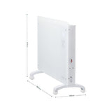 Arlec 2200W Grid Connect Smart Glass Panel Heater/Wall Mount or Free standing