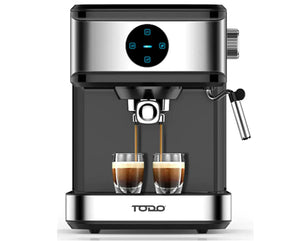 TODO Espresso Coffee Machine Maker Automatic Touch Control 20 Bar Pump 1.5L