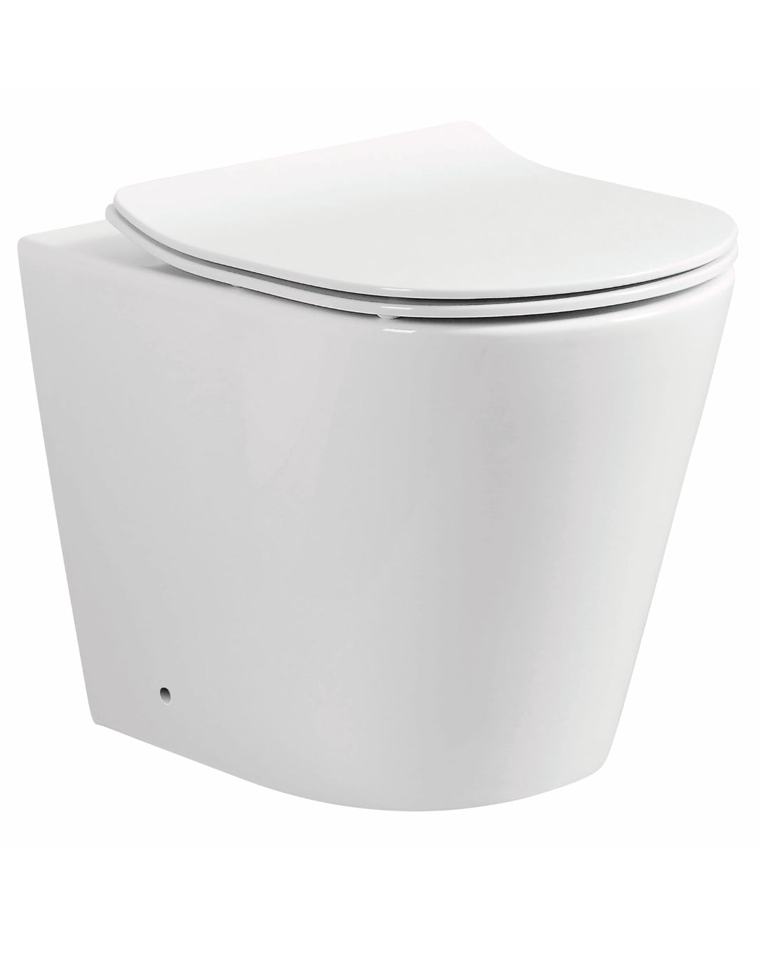 Mondella White Concerto Back To Wall Floor Pan WELS 4 Star 3.3L/full - TheITmart