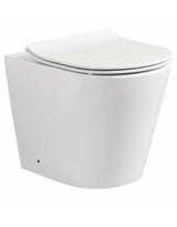 Mondella White Concerto Back To Wall Floor Pan WELS 4 Star 3.3L/full - TheITmart