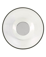 Brilliant 24cm LED Ceiling Light IP44 Sato Chrome with Glass Shade - TheITmart