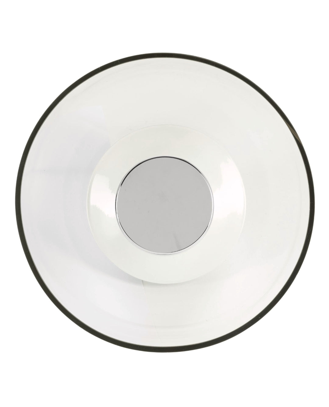 Brilliant 24cm LED Ceiling Light IP44 Sato Chrome with Glass Shade - TheITmart