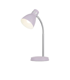 Verve ATL349LC Design Lilac Dane Desk Lamp/Adjustable Head/cordline Switch