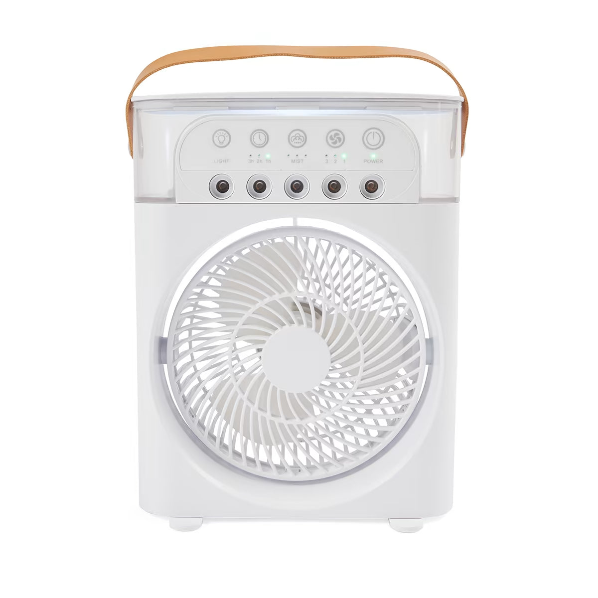 500ml Misting Fan With 3 speed settings Timer and LED Light Tilt - TheITmart