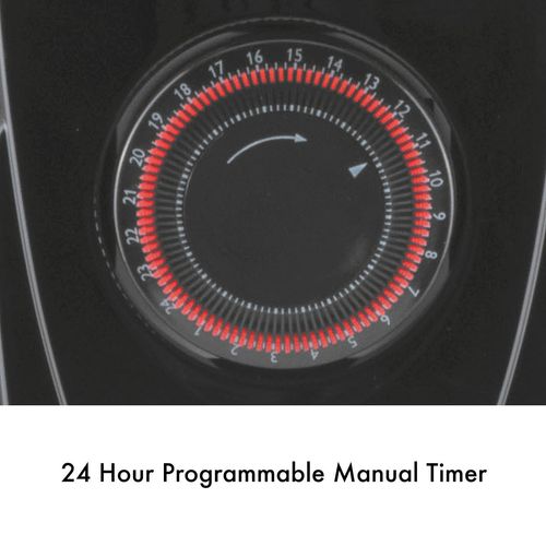 Arlec 1500W Fin Oil Heater With 24Hr Timer – TheITmart