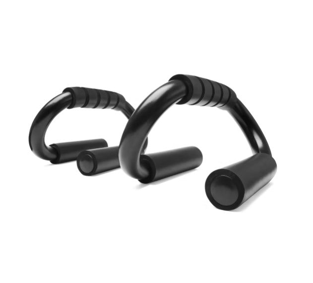 Push Up Bars - Black / Non Slip Grip Handles - TheITmart