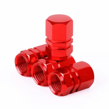 4 Pcs Tyre Valve Caps Stems Wheel Tire Truck Cover Bike Screw Motorbike Dust Air