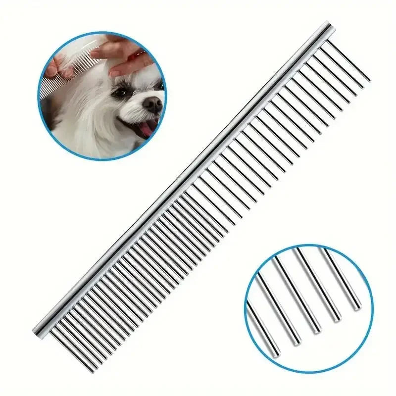 Ambidextrous Pet Safe Scissors- Stainless Steel Dog Grooming Shears with round Head for Precision Trimming-Pet Grooming - TheITmart