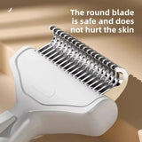 Stainless Steel Dog Hair Removal Brush Comb Pet Hair Remover Brush For Dogs Grooming Tools Pets Dematting Comb Dogs Accessories - TheITmart