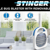 Stinger Indoor Rechargeable Bug Zapper With Removable Swatter
