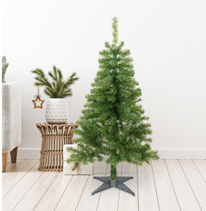 Lytworx 120cm Christmas Tree/Realistic Faux-Fir Foliage/175 Tips