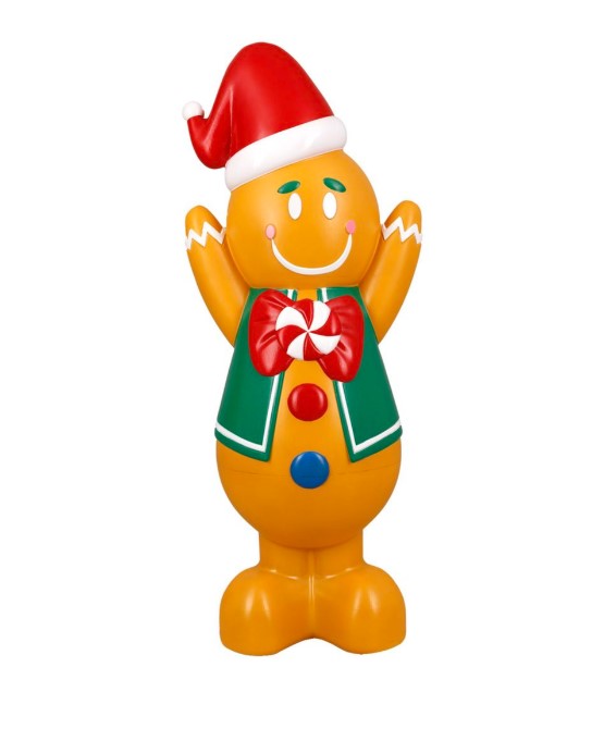 Lytworx I00cm Solar Gingerbread Man Blow Mold