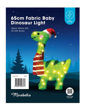 Mirabella 65cm Low Voltage Baby Dinosaur LED Decoration- Warm White LEDs