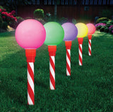 Lytworx RGB And Warm White Solar Ball Stake Lights - 5 Pack