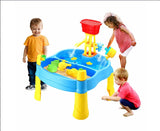 Sand Water Table Sandpit Play Ground Activity Centre Playset Kids Pretend Pool Toys Beach Park Outdoor Waterplay Station