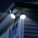 Arlec 30W DIY Twin LED PAR38 Security Flood Light With PIR Motion Sensor - TheITmart