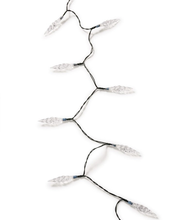 Mirabella Christmas Solar Powered 30 LED Icicle Twists String Lights - Multicolour - TheITmart