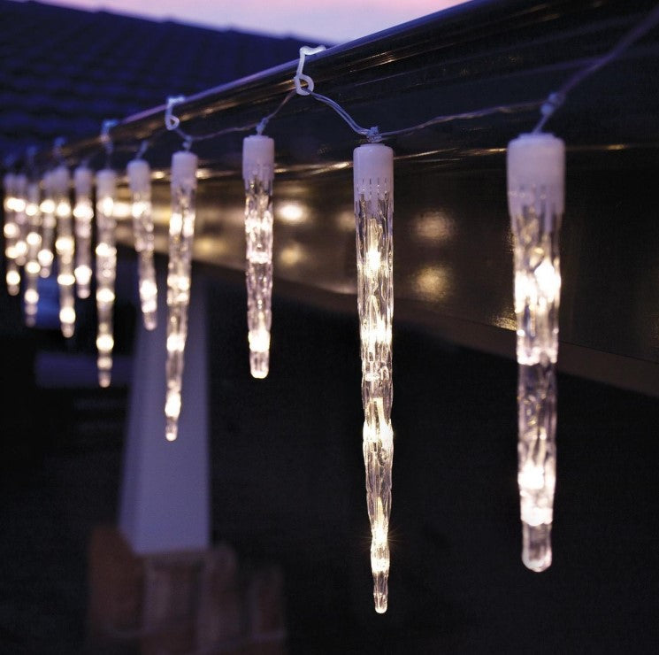 Lytworx Xmas Festive 4.6m Colour Switch 72 Bright LED Large Icicle Lights - TheITmart