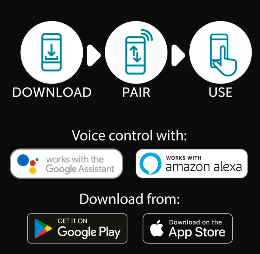 Arlec Smart 800 LED Bud Lights With Grid Connect / App Controlled - TheITmart
