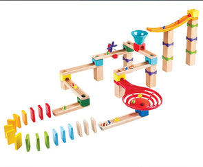 81pc Hape Marble Run Race Track Toddler/Kids Logical Thinking Activity Toy 3+