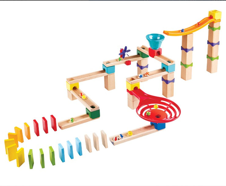 81pc Hape Marble Run Race Track Toddler/Kids Logical Thinking Activity Toy 3+