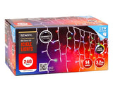Lytworx Xmas Festive 3.2m RGB 240 LED Icicle Lights/14 Modes/Low Voltage - TheITmart