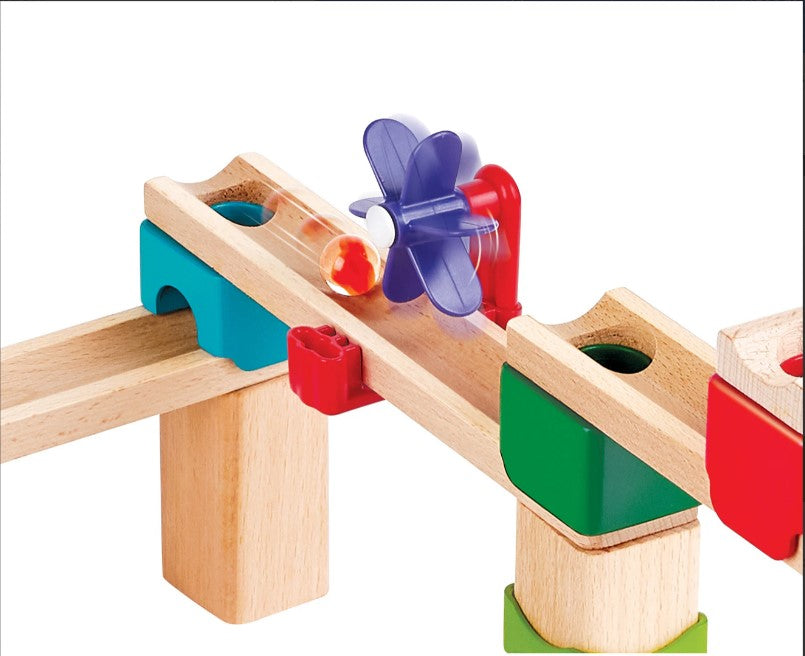 81pc Hape Marble Run Race Track Toddler/Kids Logical Thinking Activity Toy 3+ - TheITmart