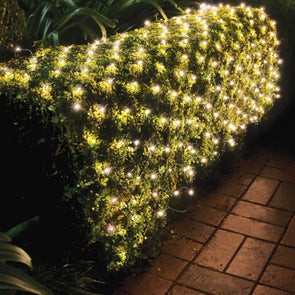 Lytworx 200 LED Warm White Solar Net Lights - 200 Pack/Size: 1.5m (H) x 2m (W)