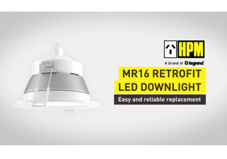 HPM MR16 90mm Fixed LED Downlight/35,000h Lifespan/Weather-Proof - TheITmart