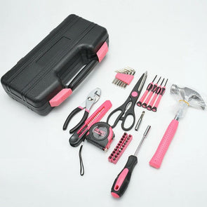 39pcs Household Hardware Tool Set Multi-purpose Manual Toolbox Repair Kit Home