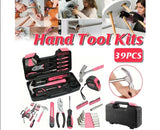39pcs Household Hardware Tool Set Multi-purpose Manual Toolbox Repair Kit Home